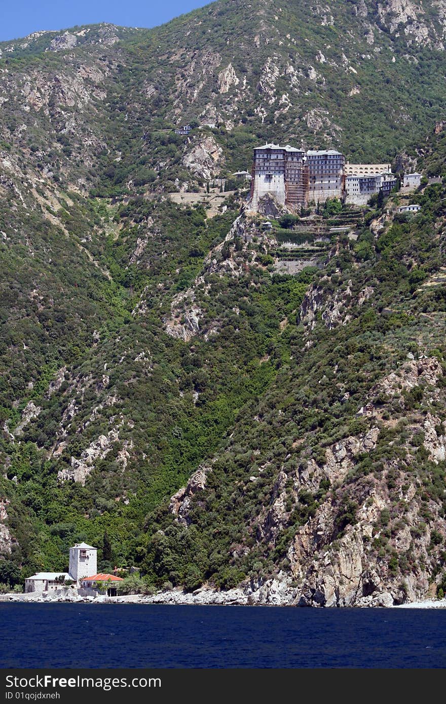 Holy monastery of athos in greece. Holy monastery of athos in greece