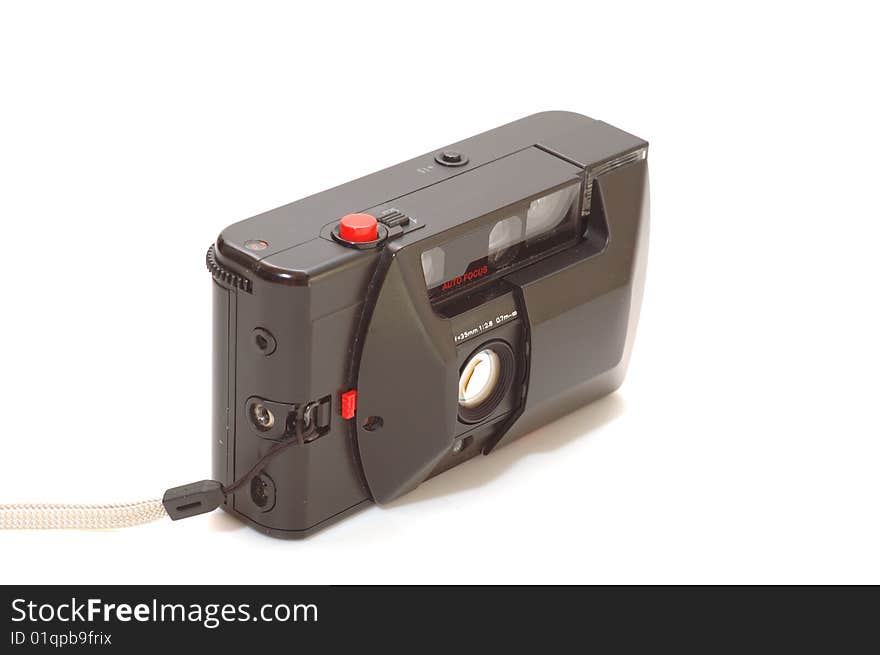 It is a isolated point and shoot film camera. It is a isolated point and shoot film camera.