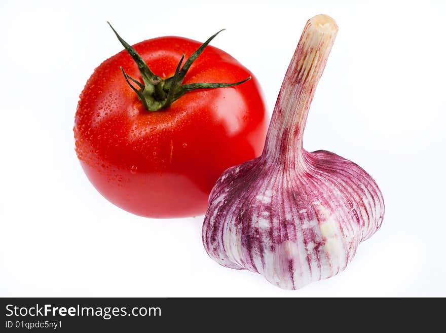 Isolated vegetable on white background. Isolated vegetable on white background