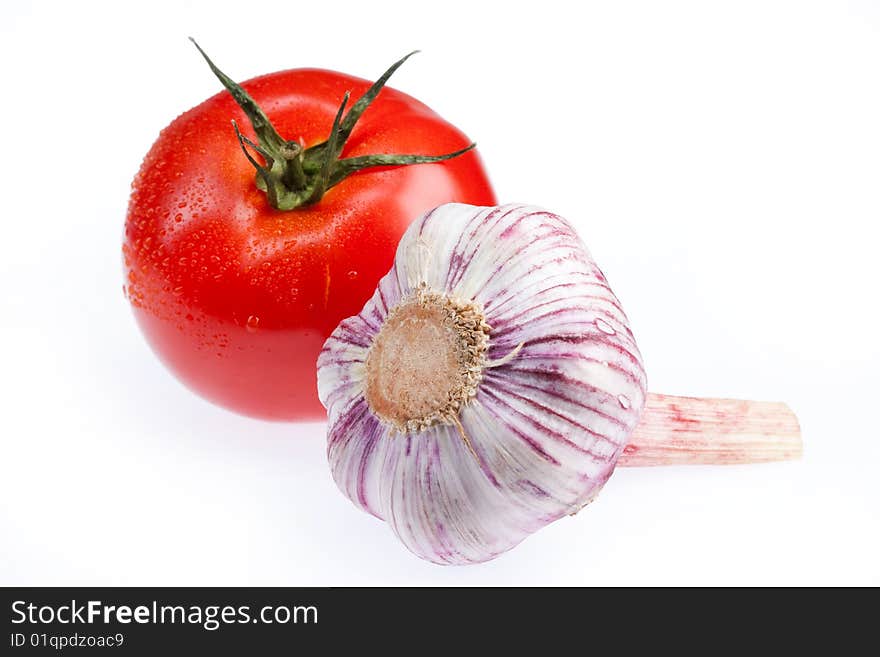 Isolated vegetable on white background. Isolated vegetable on white background