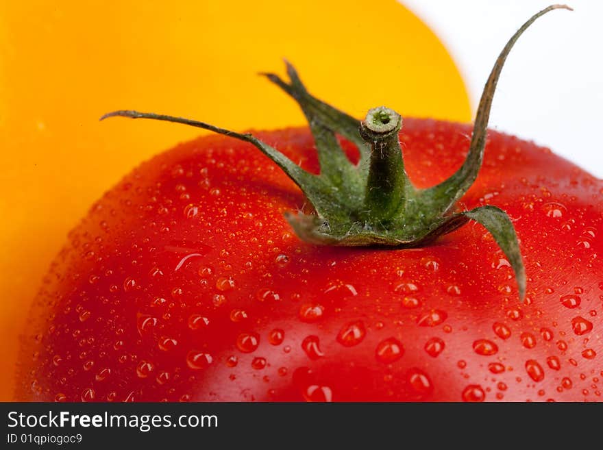 Isolated vegetable on white background. Isolated vegetable on white background