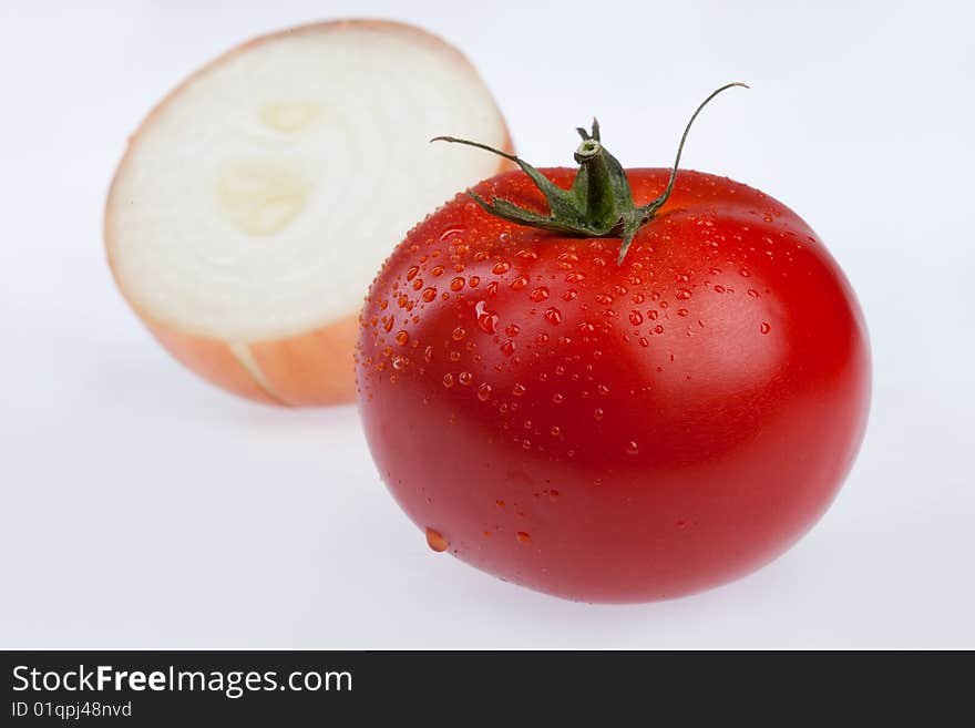 Isolated vegetable on white background. Isolated vegetable on white background