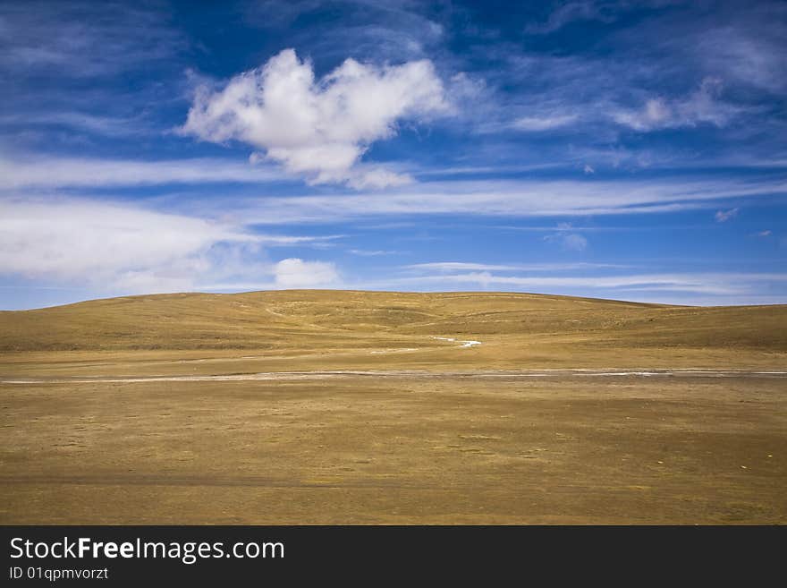 Beautiful landscape in tibet, china