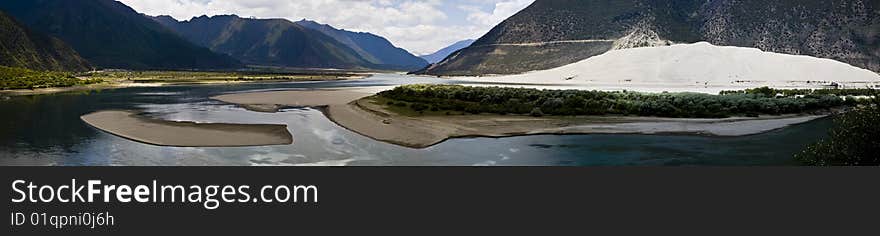 Beautiful landdscape in tibet, china. Beautiful landdscape in tibet, china