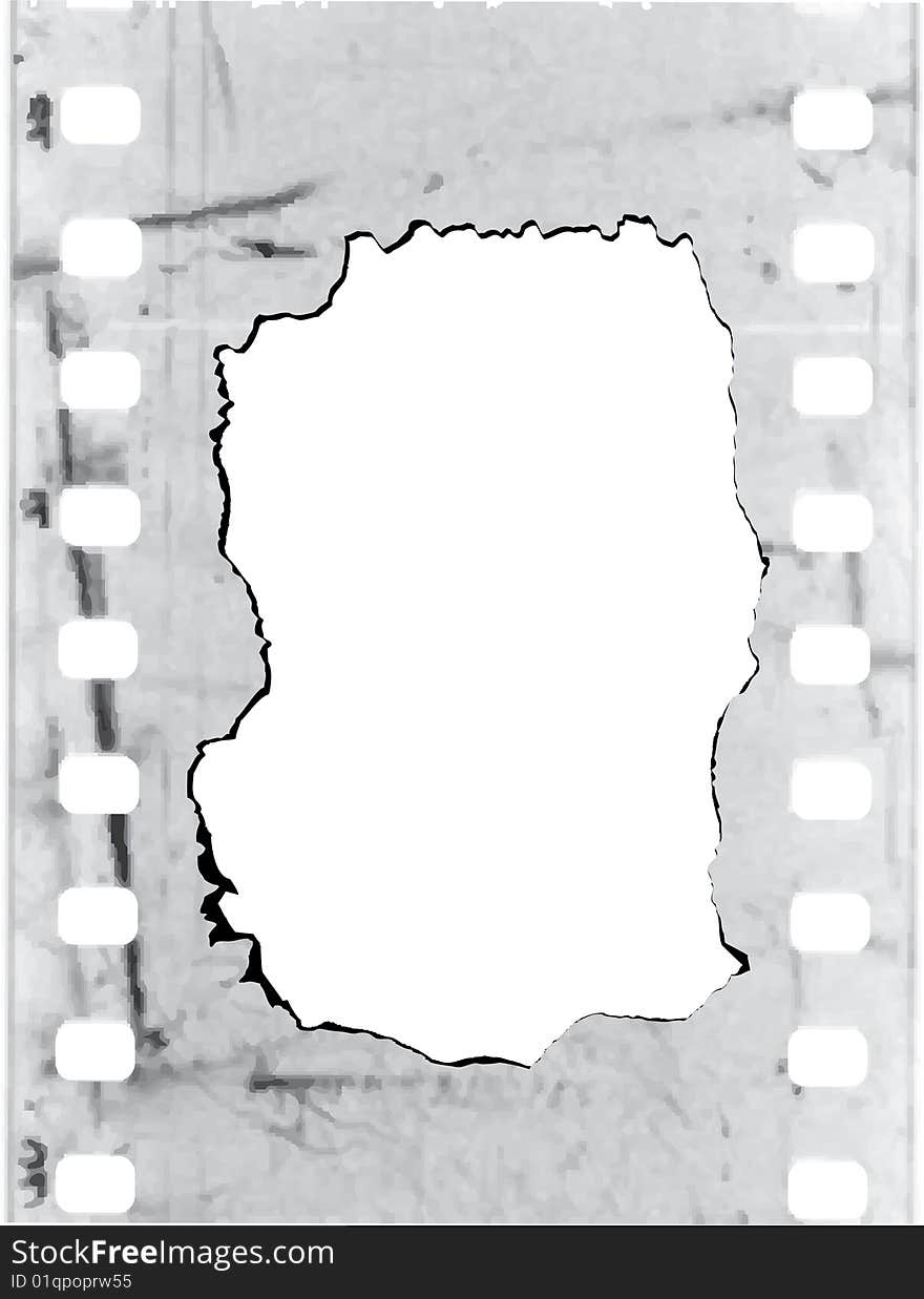 The vector film with hole