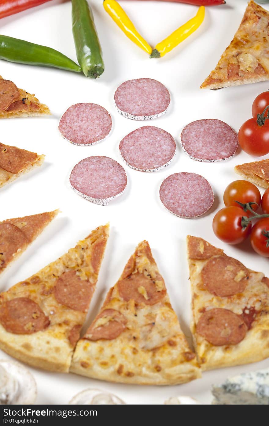 Pizza With Salami