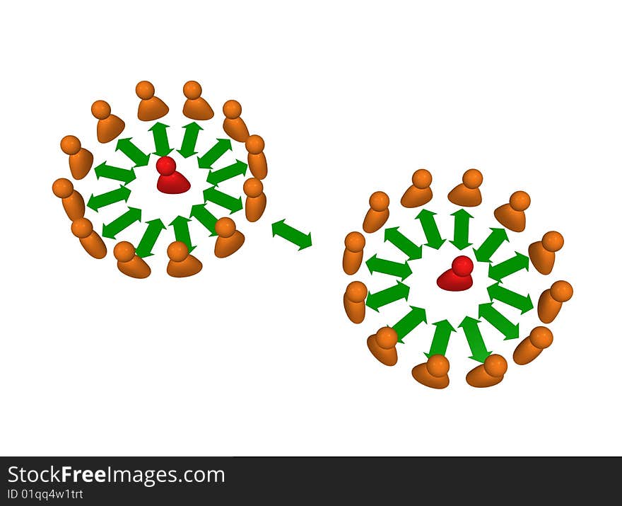 Illustration of conceptual metaphor of people at work. Illustration of conceptual metaphor of people at work