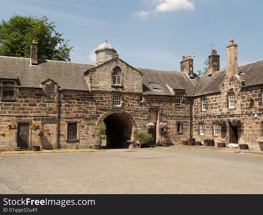 The stableyard at Pollok House, Glasgow