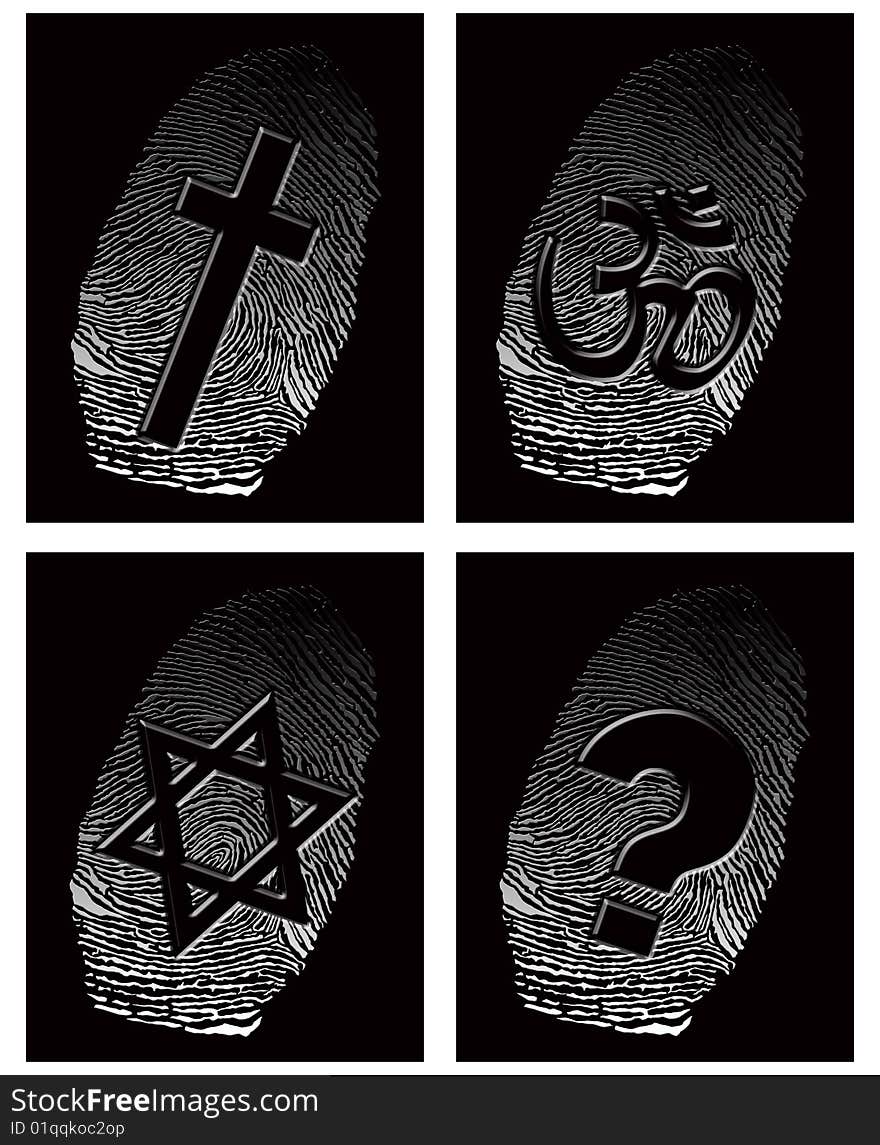 Black Fingerprint And Official Religion