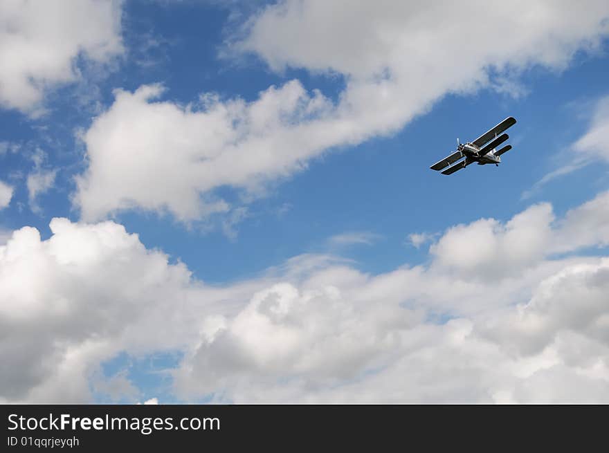 Flying to the freedom