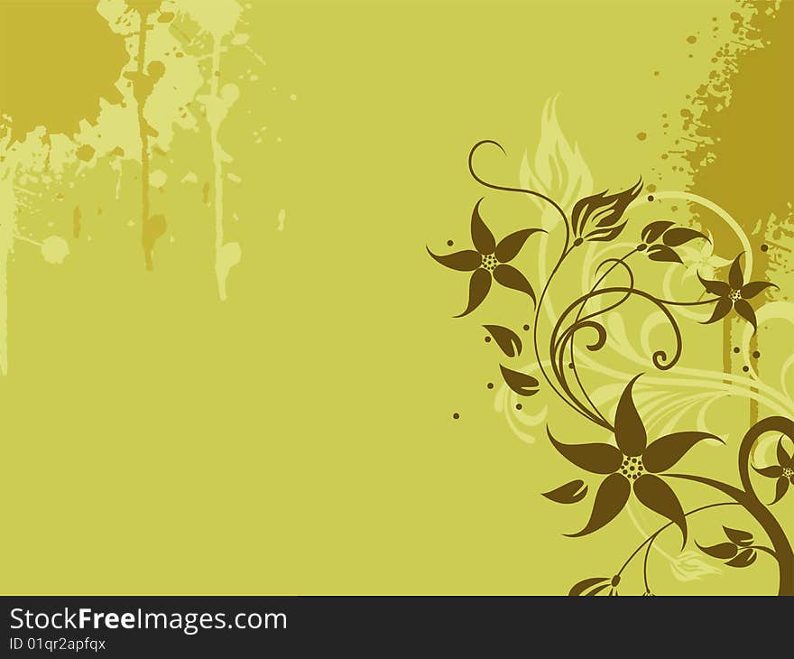 Abstract illustration floral background texture. Abstract illustration floral background texture.