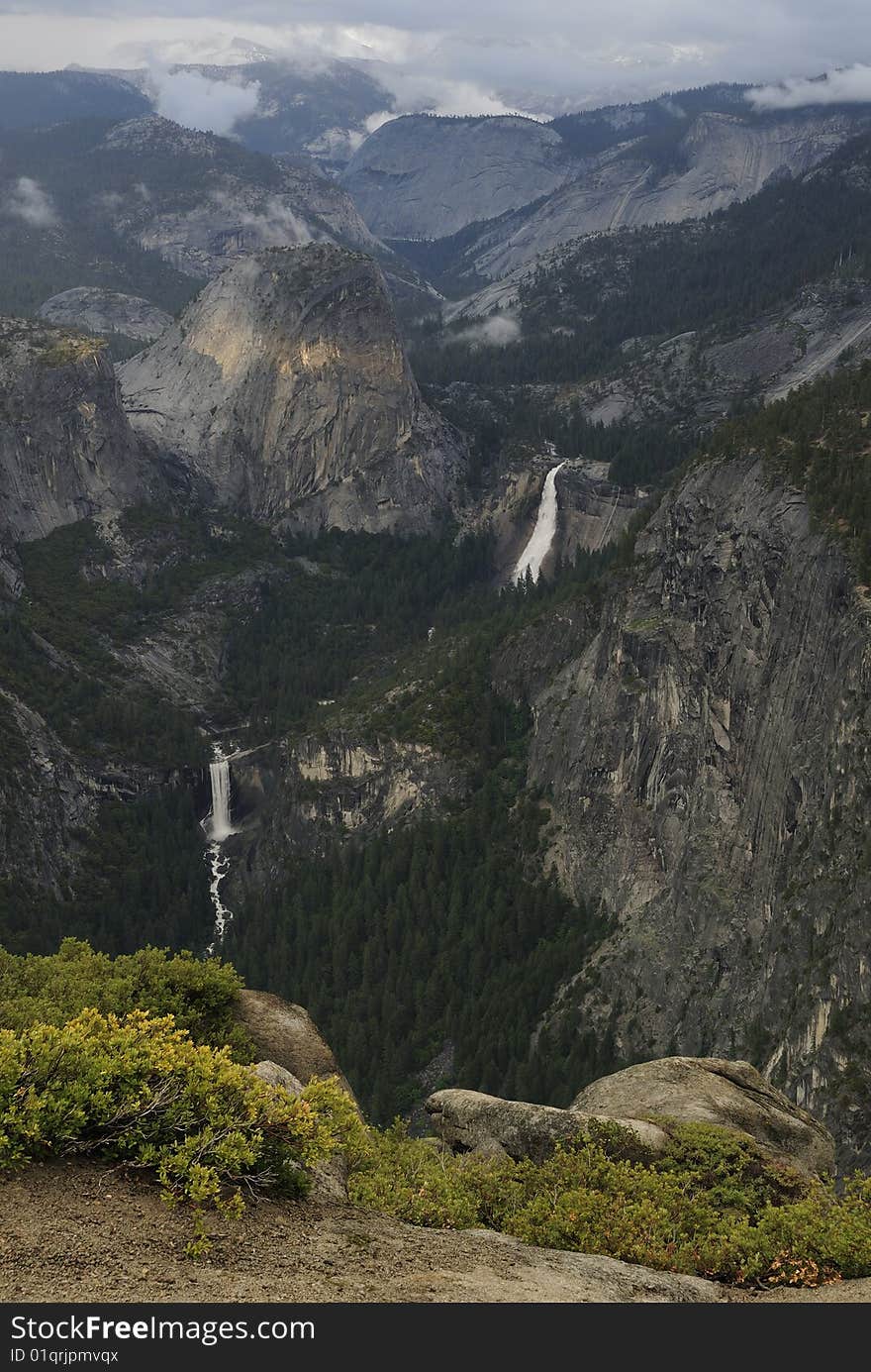 View from Glacier Point in Yosemite