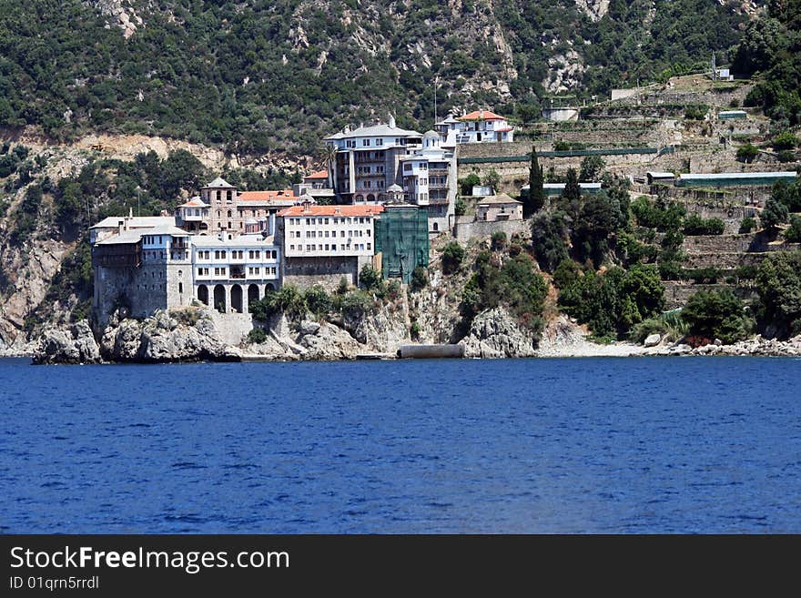 Holy monastery of athos in greece. Holy monastery of athos in greece