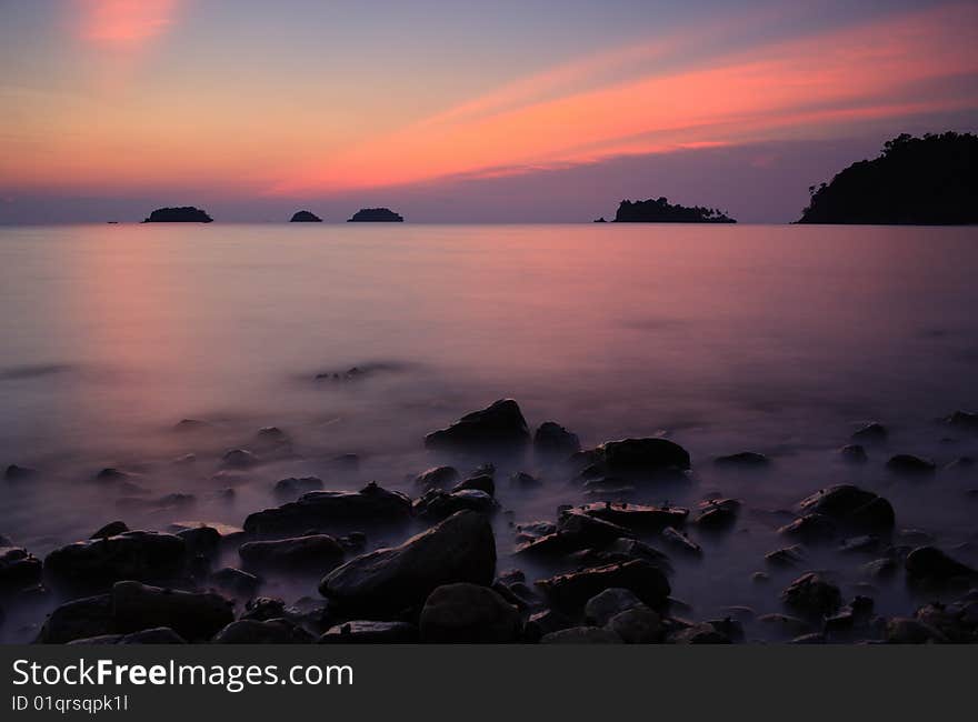 The tropical island of Koh Chang, Thailand. The tropical island of Koh Chang, Thailand.