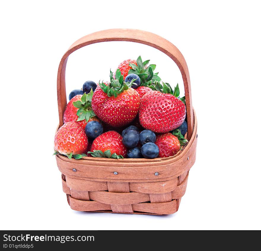 Strawberry Blueberry Basket