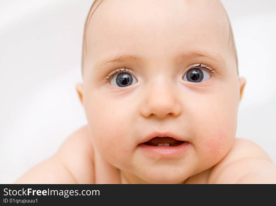 Baby in bath