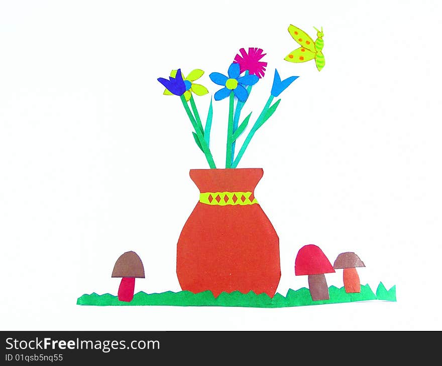 Photograph image of a 7 year old childs art work. Photograph image of a 7 year old childs art work.