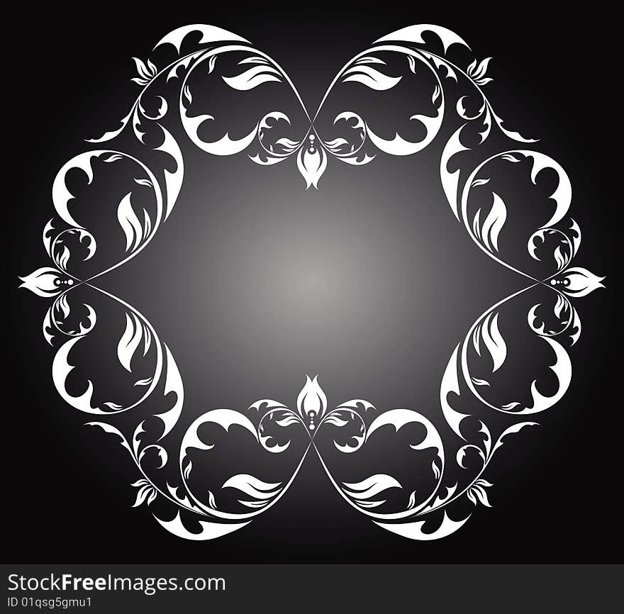 Vintage frame for design (vector)