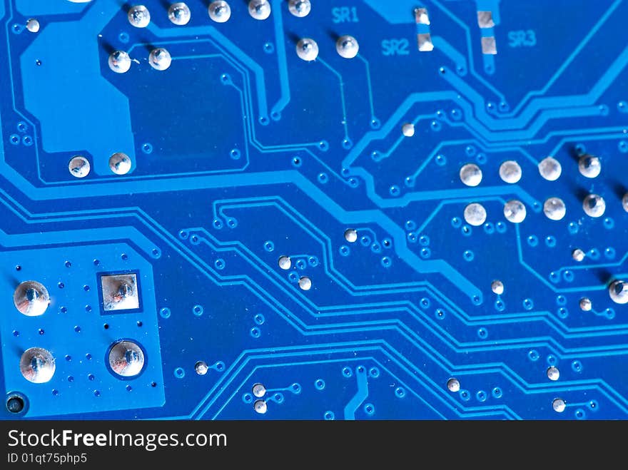 Electronic circuit board as an abstract background. Electronic circuit board as an abstract background