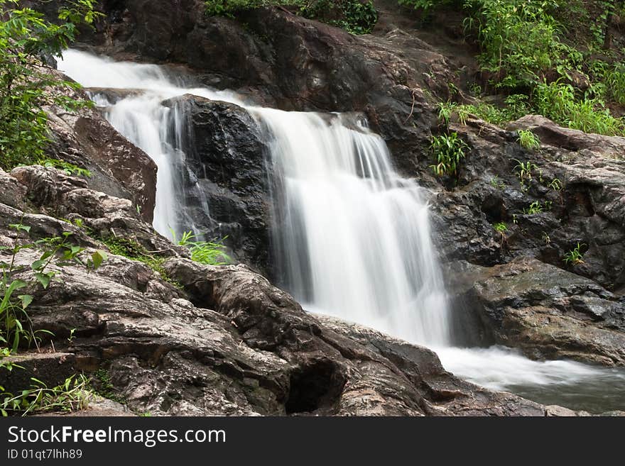 Sarica waterfall, Nakorn Nayok province, Thailand. Sarica waterfall, Nakorn Nayok province, Thailand