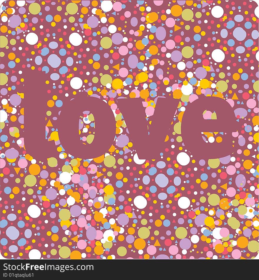 Vector love design