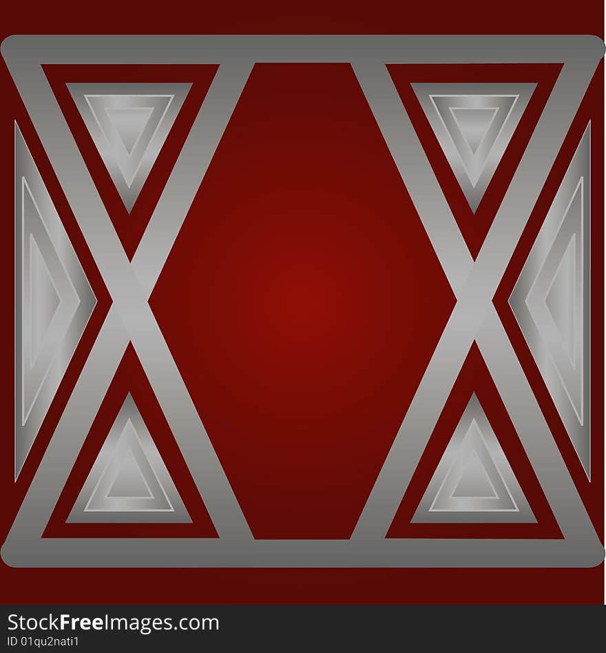 Background template of triangular shapes on a gradient backdrop. Background template of triangular shapes on a gradient backdrop