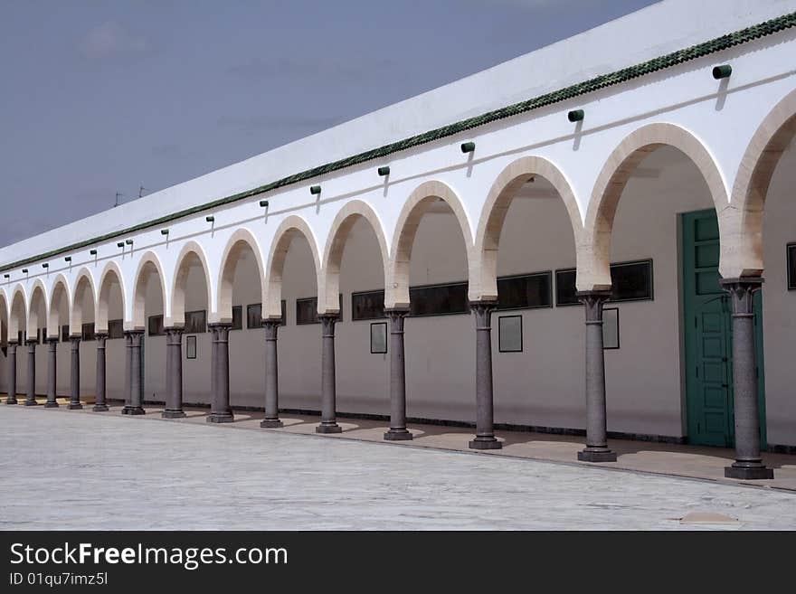 Mosque of Habib Bourguiba in Monastir, Tunisia.