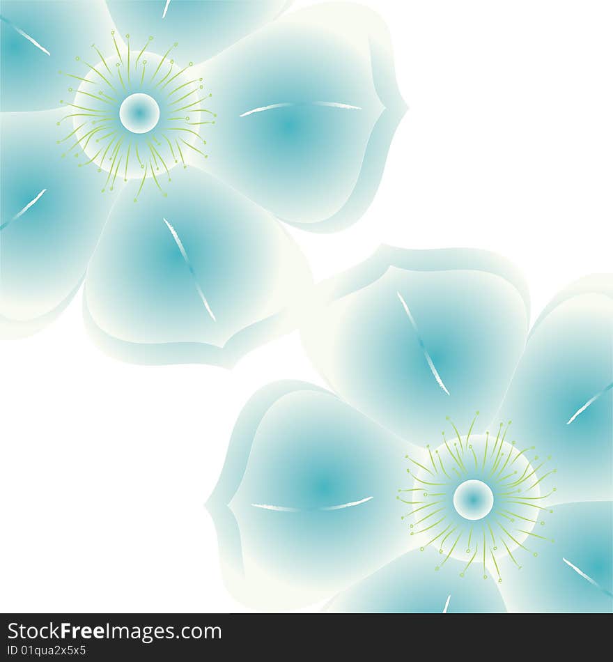 Abstract floral background with place for your text