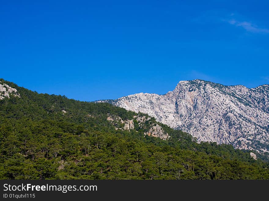 Mountain Stony Panorama