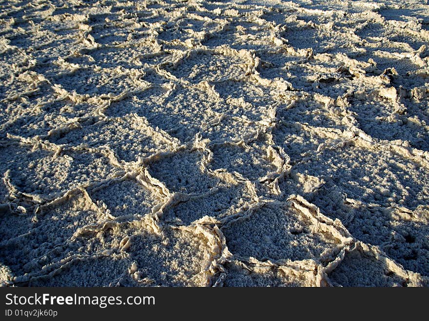 Detail Of Dry Lake