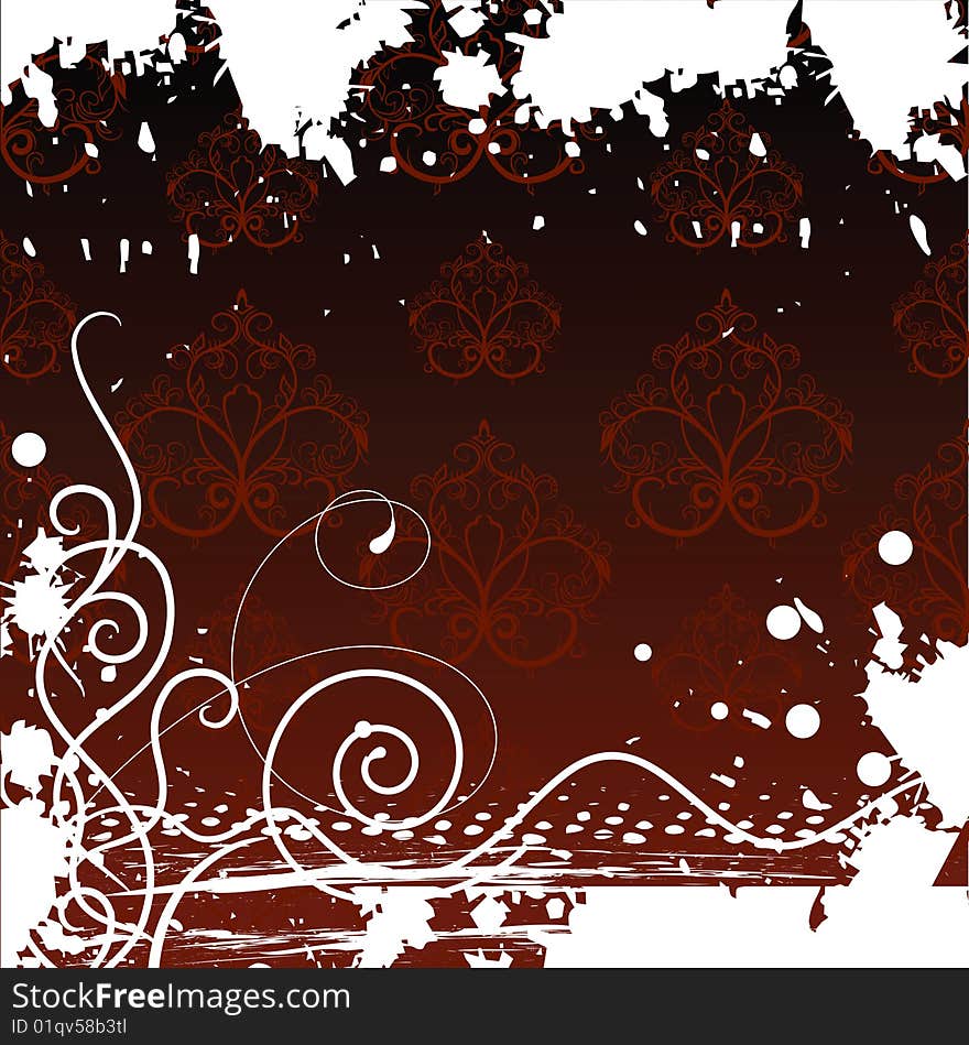 Grunge background. Vector illustration