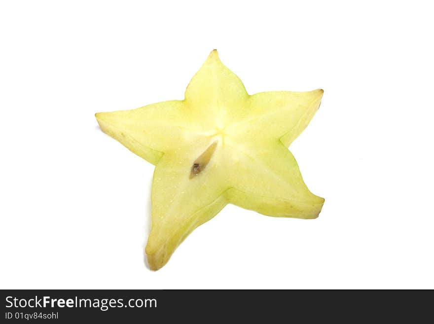 A tropic fruit called Starfruit