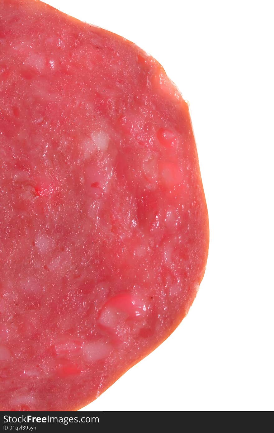 Salami isolated