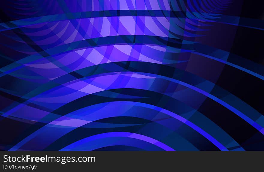 Blue coloured 3D rendered abstract background. Blue coloured 3D rendered abstract background