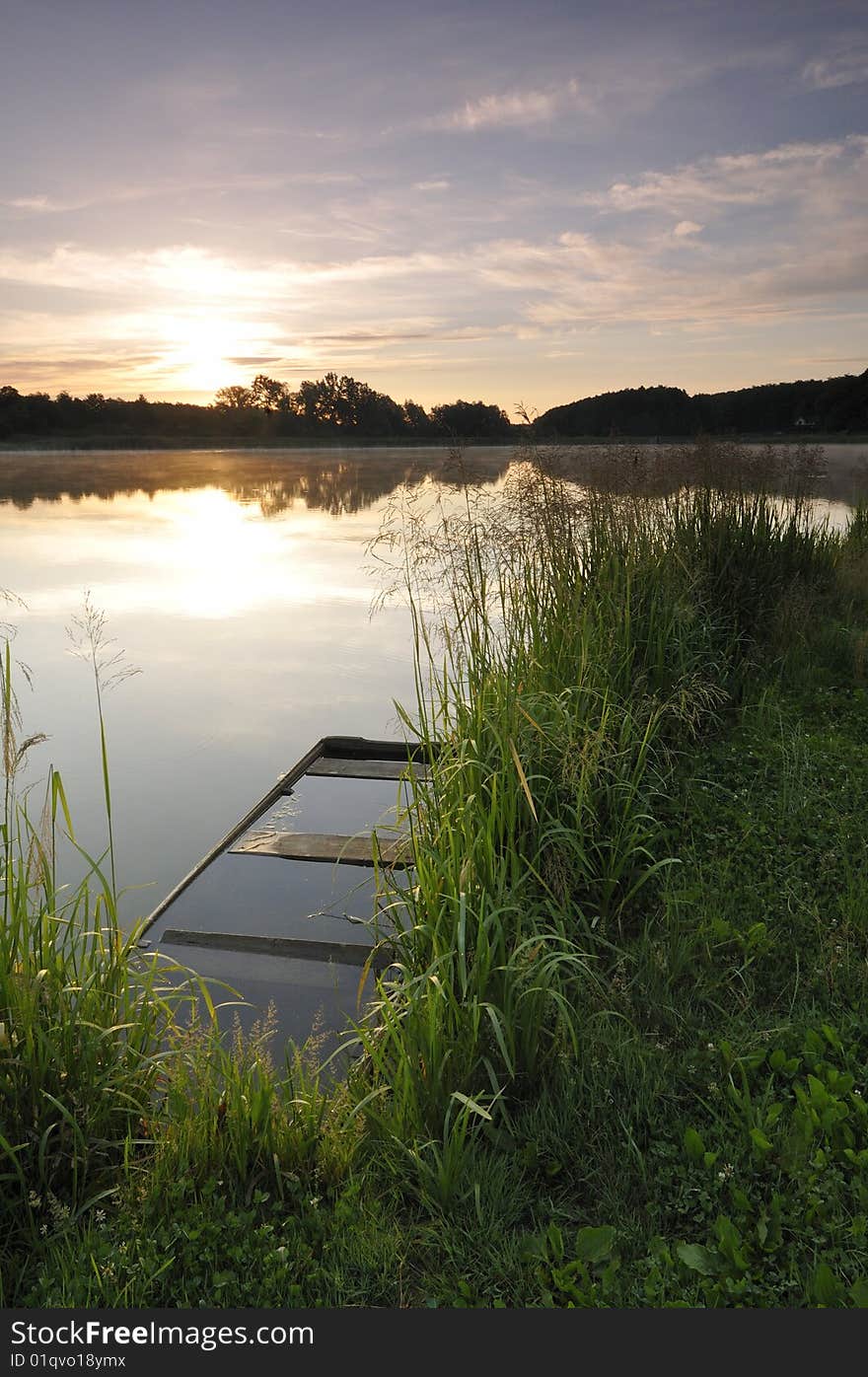 Sunrise on the lake