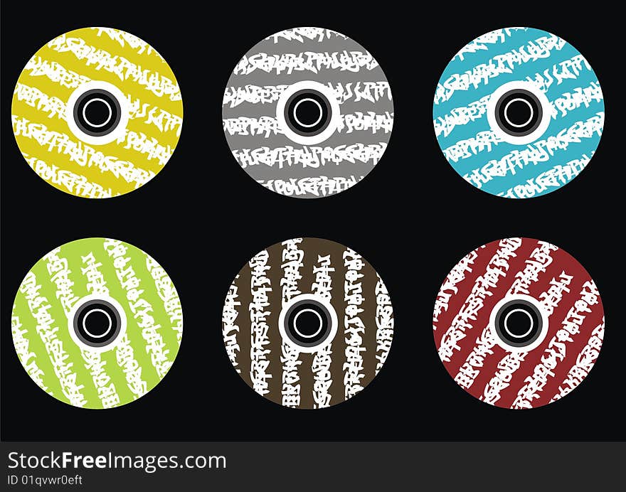 Set Vector Cd