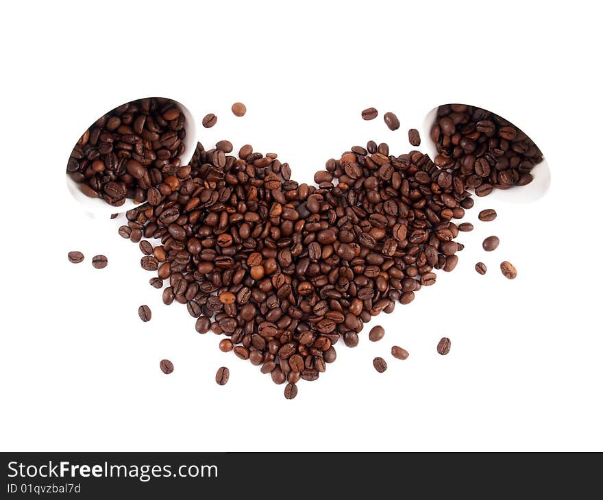 Luck: Heart-shaped Coffee Beans