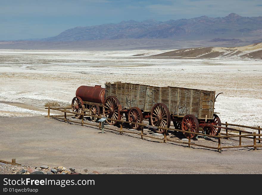 Historical wood wagon