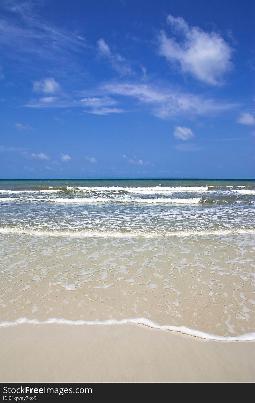 Beach in eastern Thailand