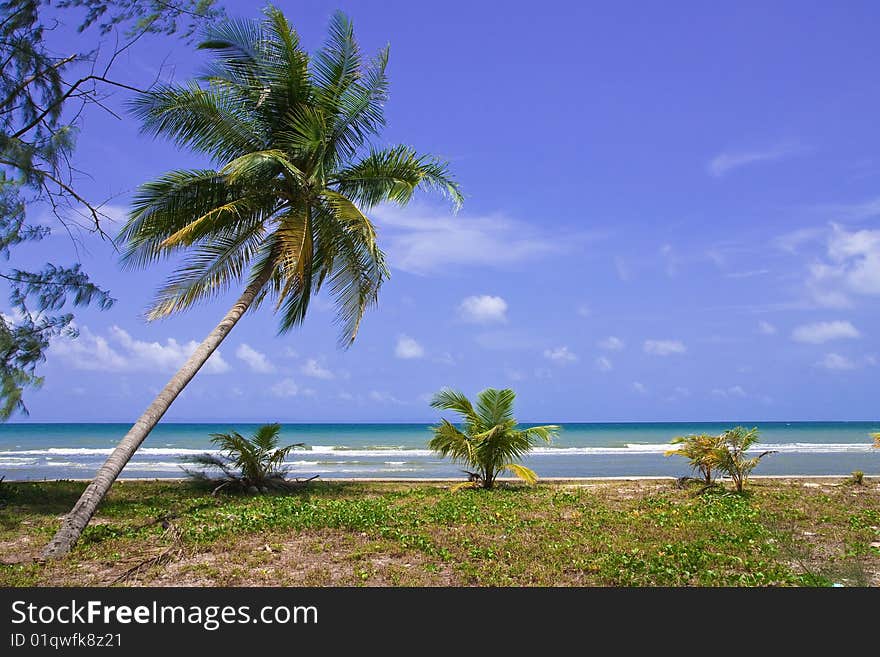 Beach in eastern Thailand