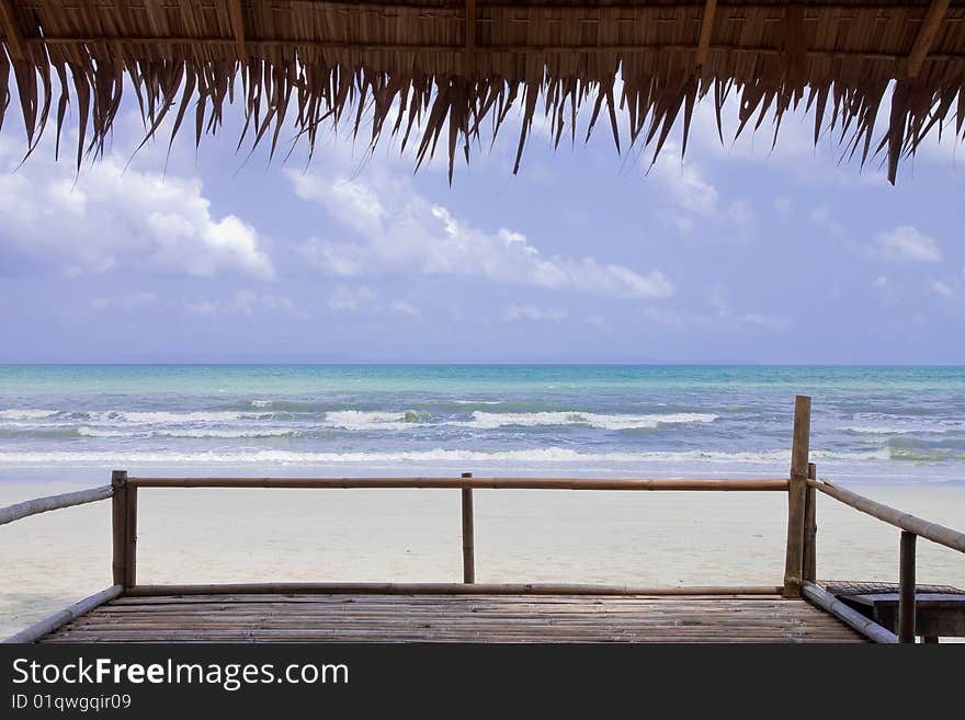 Beach in eastern Thailand