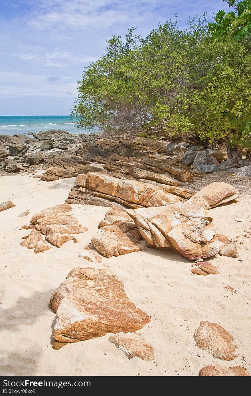 Beach of Samed island