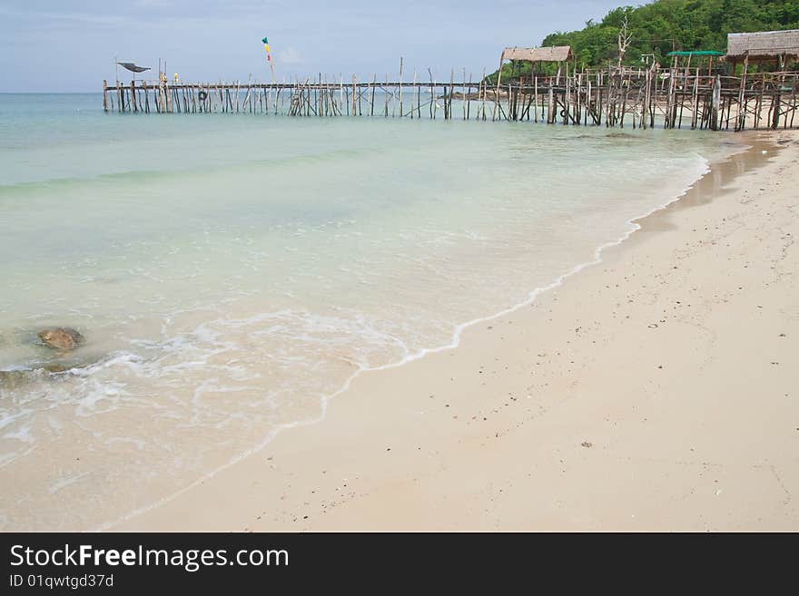 Jetty in Samed island