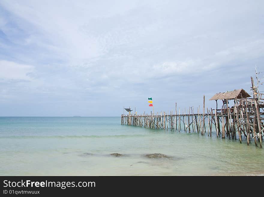 Jetty in Samed island