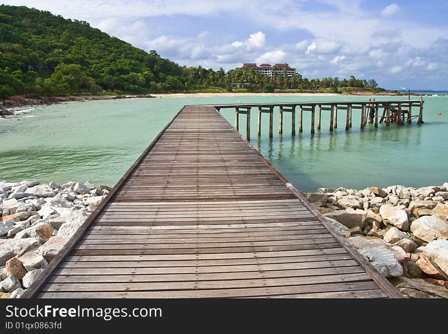 Jetty In Lam Ya Cape