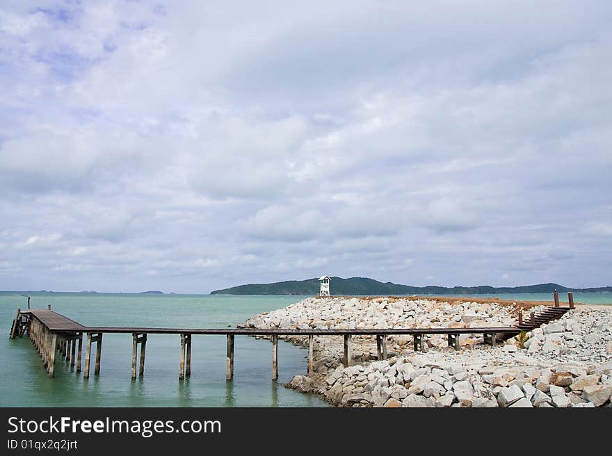 Jetty in Lam Ya cape