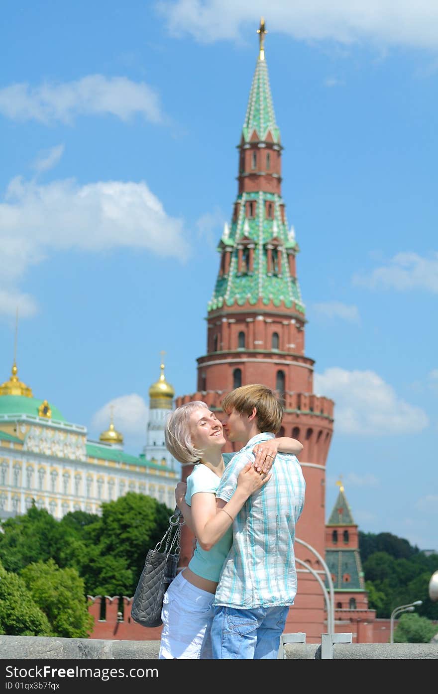 Young couple in the city