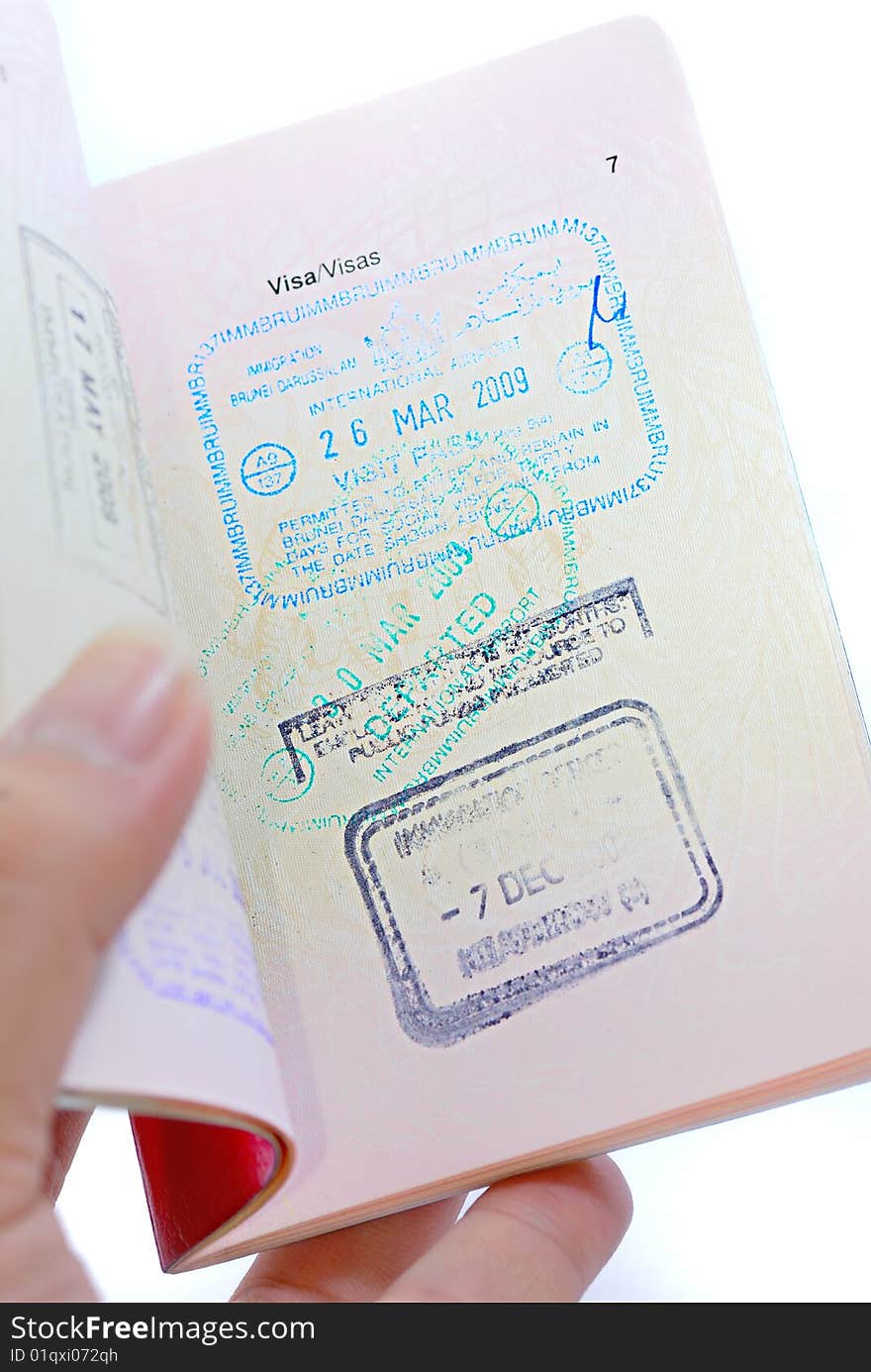 Hand Hold International Travel Passport. Hand Hold International Travel Passport