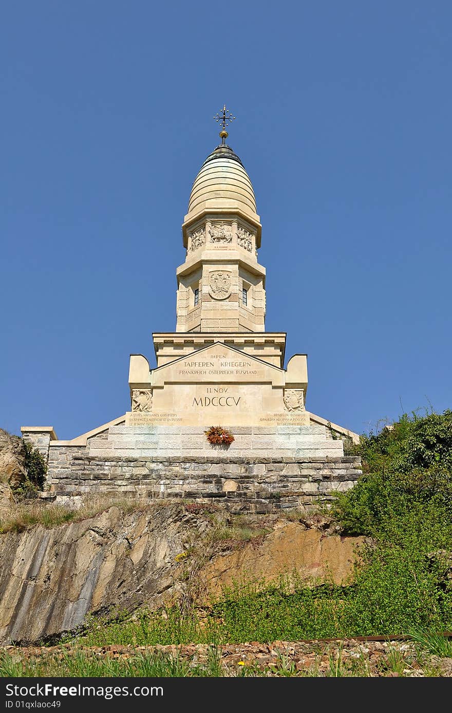 Battle monument in Durrenstein 1805