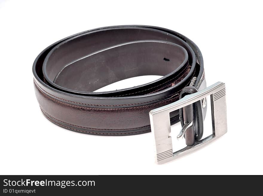 Leather belt